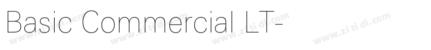 Basic Commercial LT字体转换